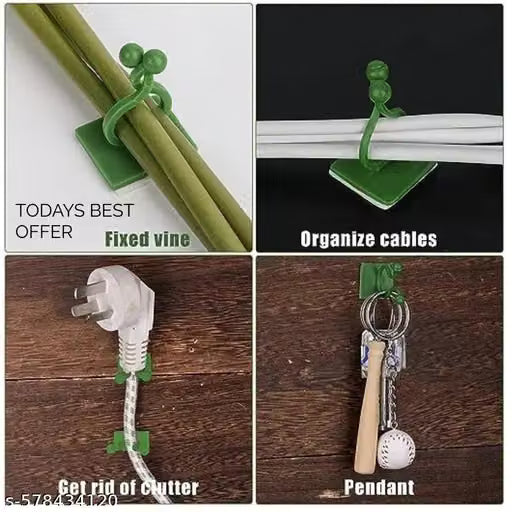 Wall Fixture Clips for Plant Climbing