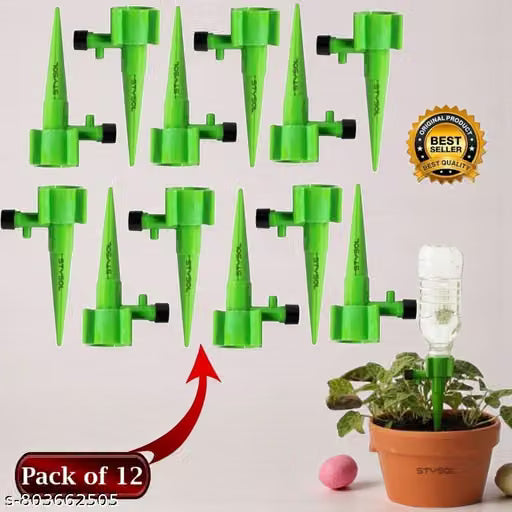 Set of 12 Plant Self Watering Spikes Automatic Irrigation Equipment