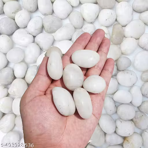 Polished White Pebbles